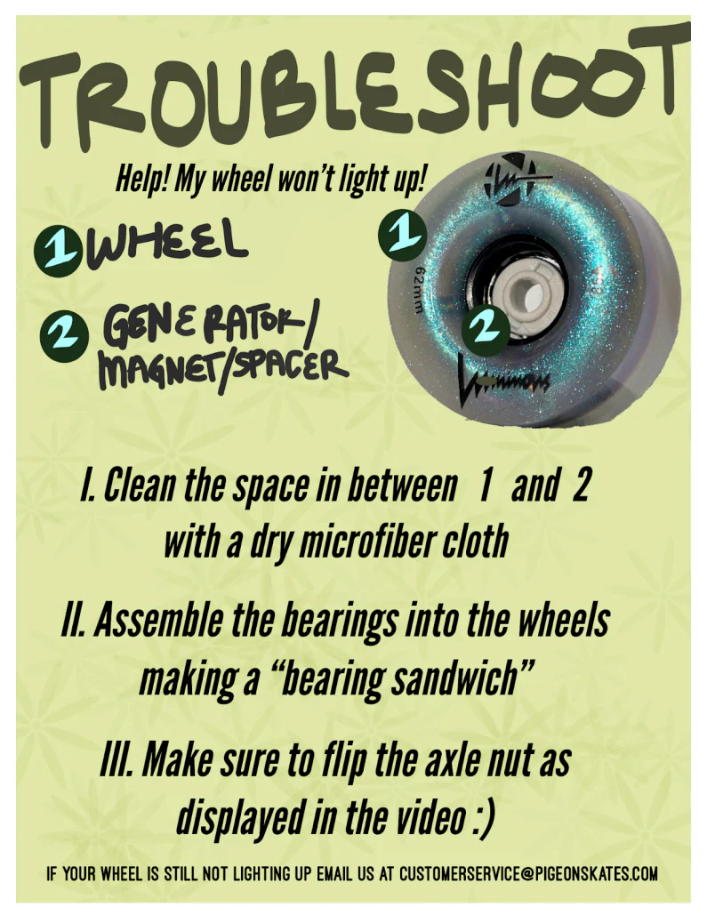 Luminous Sparkle Light Up Wheels 8-pack - Image 9