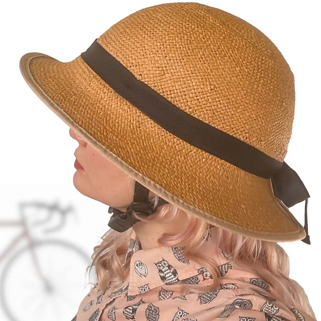 Straw Hat Bike Helmet - Comfort - Image 2