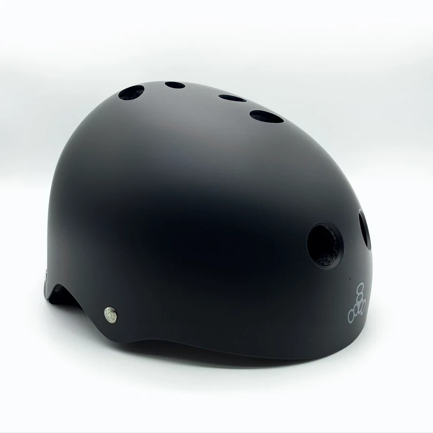 Triple 8 Certified Helmet - BLACK - Image 3